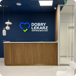 Recepcja Centrum Medycznego Dobry Lekarz w Warszawie