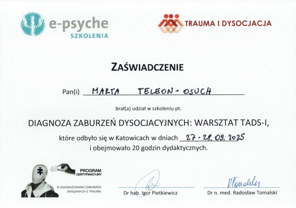 lek. Marta Teleon-Osuch